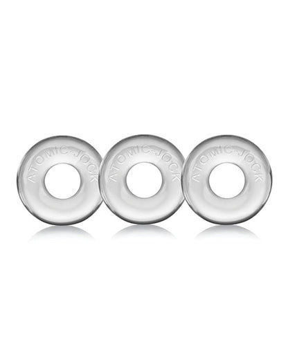 Oxballs Ringer Donut 1 - Transparente, paquete de 3