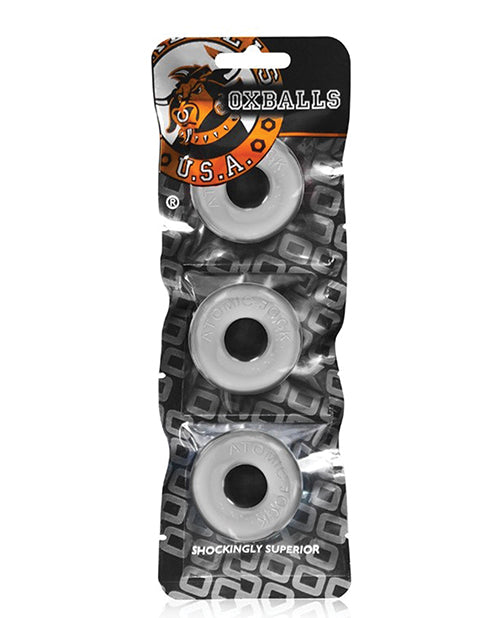 Oxballs Ringer Donut 1 - Transparente, paquete de 3