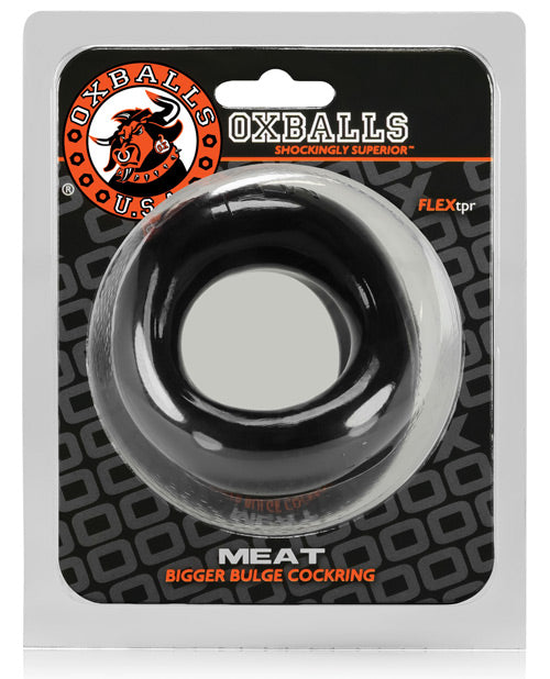 Oxballs Anillo para Pene Acolchado Meat - Negro