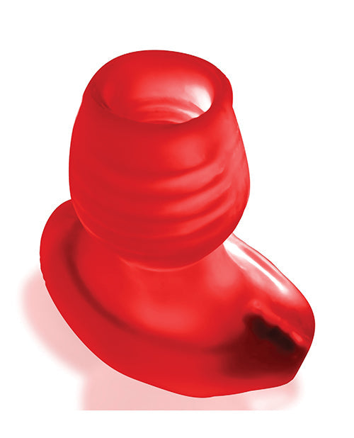 Oxballs Glowhole 2 Conector Anal Hueco con Inserto LED Grande - Rojo Morph