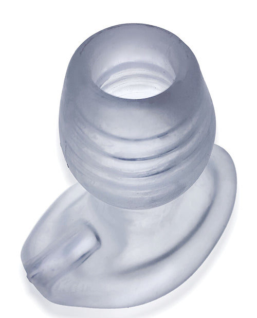 Oxballs Glowhole 1 Hollow Buttplug avec insert LED Petite - Transparent