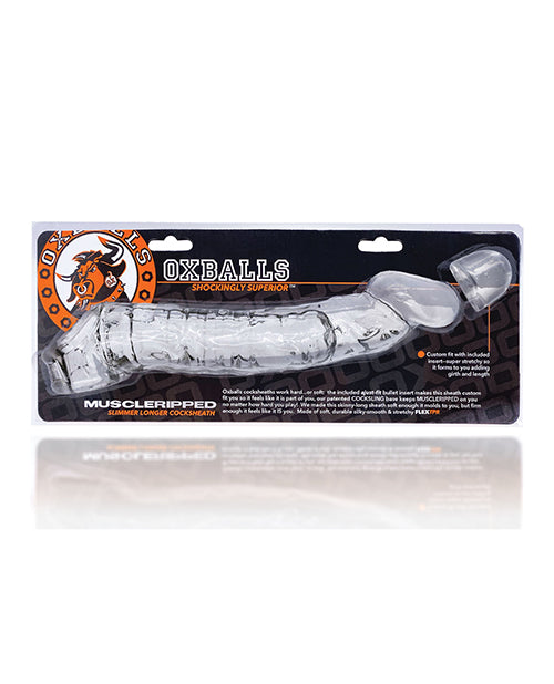 Oxballs Funda para Pene con Músculos – Transparente