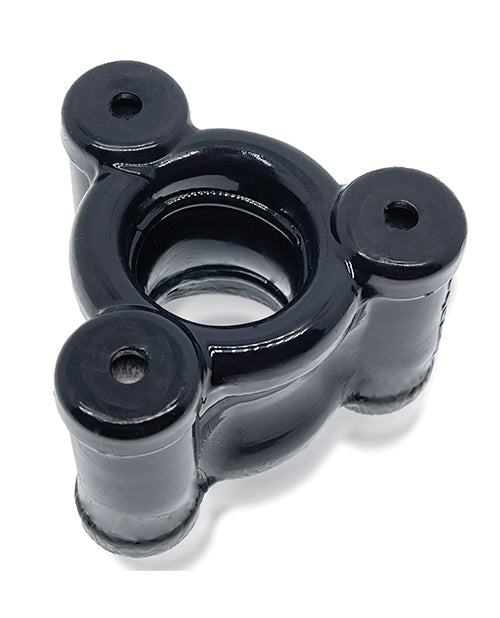 Oxballs Buzz Squeeze Estirador de Testículos Vibrador - Negro