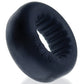 Anillo para pene Oxballs Axis Rib Griphold - Hielo Negro