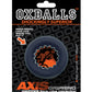 Anillo para pene Oxballs Axis Rib Griphold - Hielo Negro