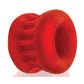 Oxballs UltraCore Estirador de testículos con anillo Axis - Hielo rojo