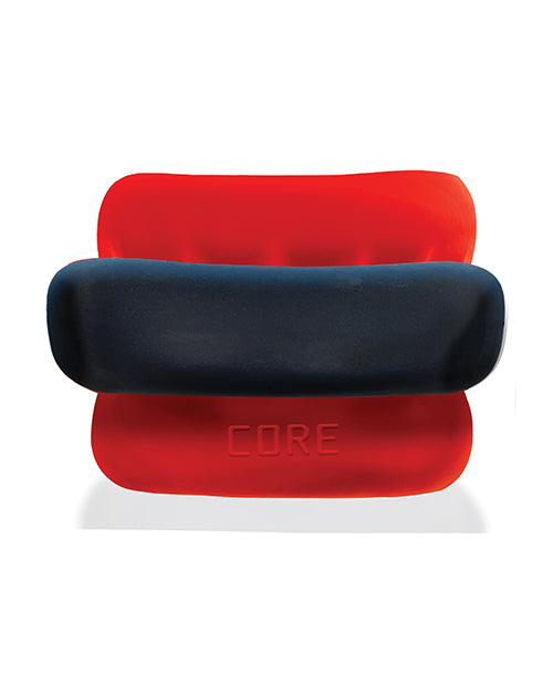 Oxballs UltraCore Estirador de testículos con anillo Axis - Hielo rojo