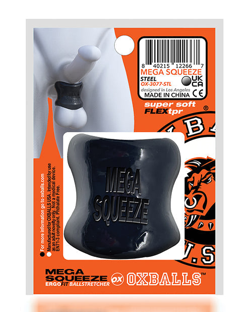 Oxballs Mega Squeeze Ergofit Estirador de Testículos - Negro