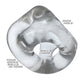 Oxballs Tri Sport XL 3 Anillos de Arrastre - Transparente