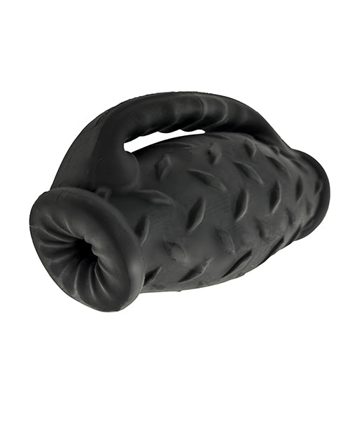 Oxballs MasterJack Stroker de doble penetración - Jo Black Ice