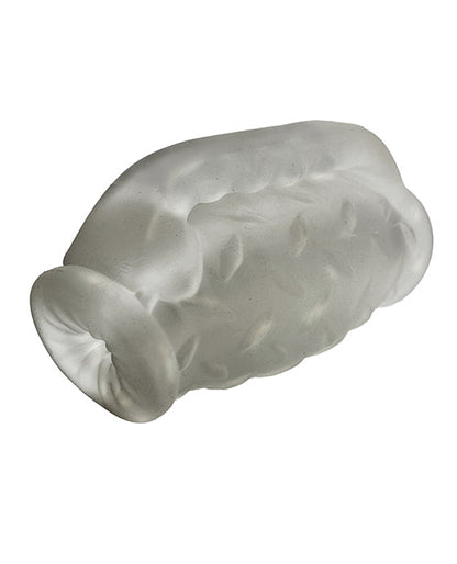 Oxballs MasterJack Doble Penetración Stroker - Jo Hielo Transparente