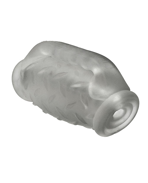 Oxballs MasterJack Doble Penetración Stroker - Jo Hielo Transparente