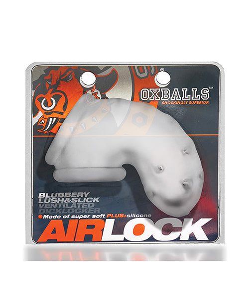 Oxballs Airlock Air-Lite Castidad Ventilada - Hielo Transparente