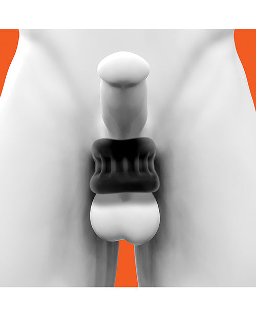 Estirador de bolas Oxballs Core Grip Squeeze Ball - Hielo negro