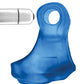 Arnés para pene Oxballs Glowsling - LED Azul Hielo