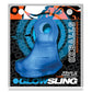 Arnés para pene Oxballs Glowsling - LED Azul Hielo
