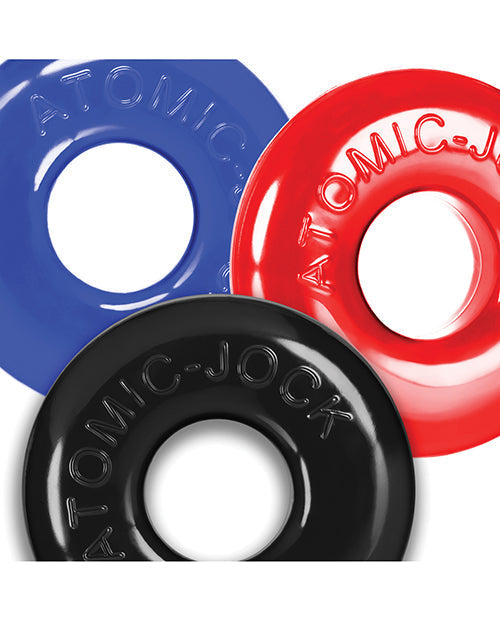 Anillos para pene Oxballs Ringer Max - Paquete de 3 - Varios colores