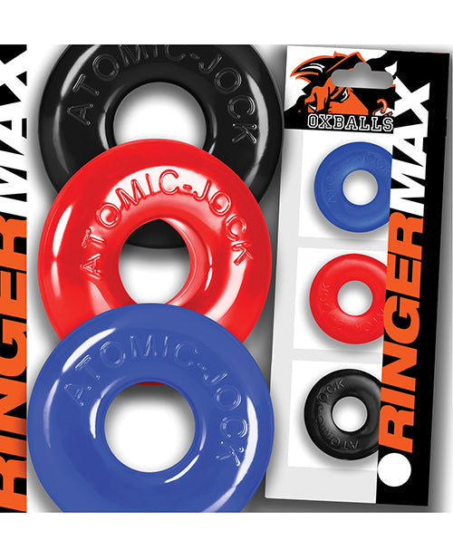 Oxballs Ringer Max Lot de 3 anneaux péniens – Couleurs variées