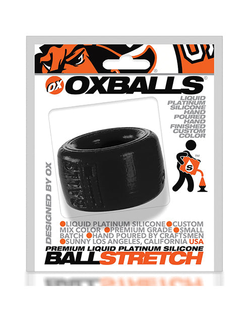 Oxballs Estirador de Testículos de Silicona "T-Ball" - Negro