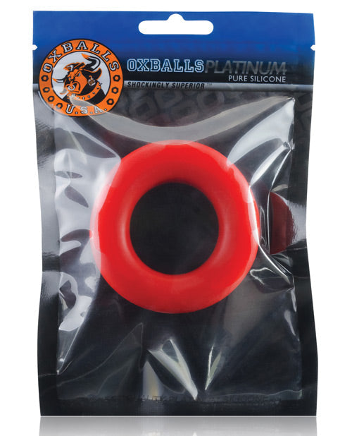 Anneau pénien en silicone Oxballs Cock-T - Rouge