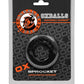 Anneau de Pénis Oxballs Atomic Jock Sprocket - Noir
