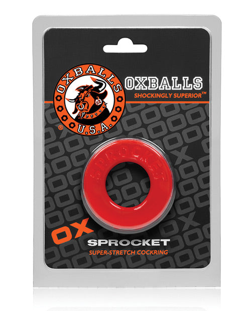 Oxballs Atomic Jock Sprocket Cockring - Rouge