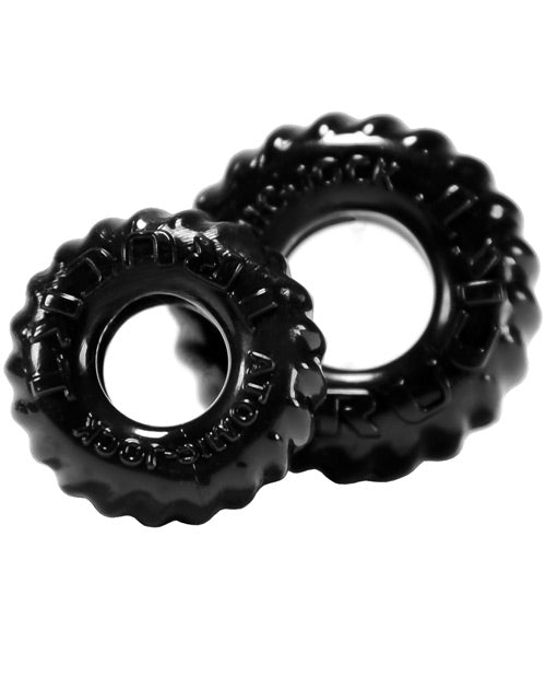 Bague pour verge et testicules Oxballs TruckT - Noir Lot de 2