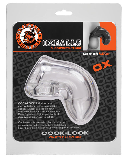 Oxballs Cock Lock Cock Cage - Transparent