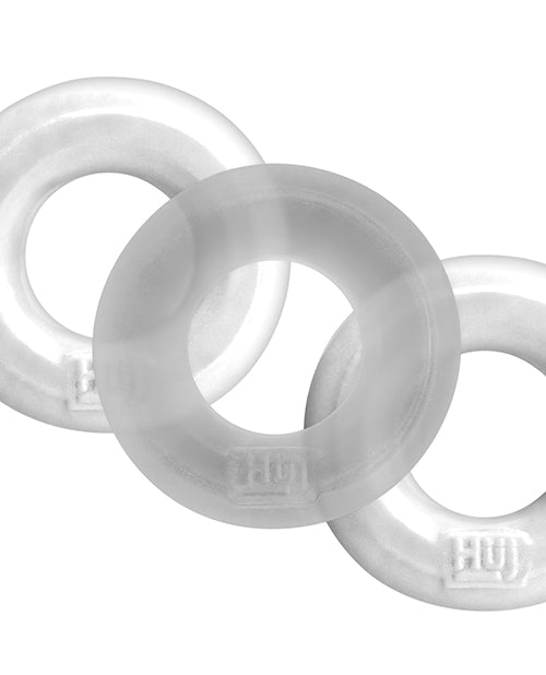 Lot de 3 anneaux Hunky Junk C Ring Multi Pack – Blanc givré