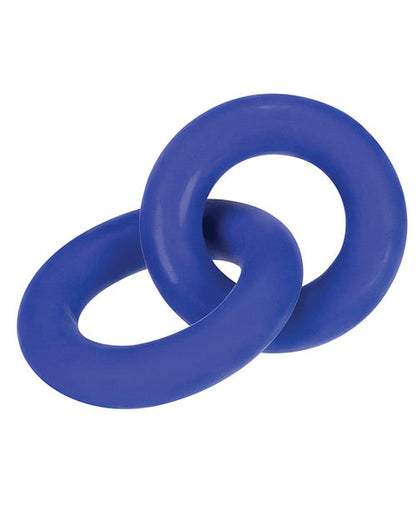 Anneaux péniens Hunky Junk Duo - Cobalt