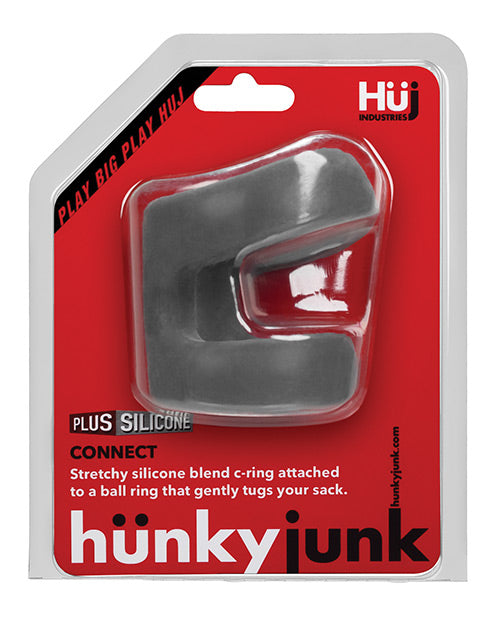 Anneau pénien Hunky Junk Connect avec anneau de scrotum – Pierre