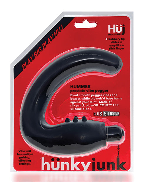 Hunky Junk Hummer Vibe Prostate Pegger - Goudron