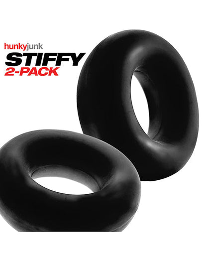 Lot de 2 anneaux péniens Hunky Junk Stiffy - Tar Ice