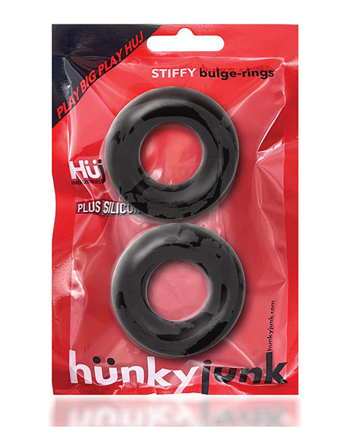 Lot de 2 anneaux péniens Hunky Junk Stiffy - Tar Ice
