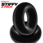 Lot de 2 anneaux péniens Hunky Junk Stiffy - Tar Ice