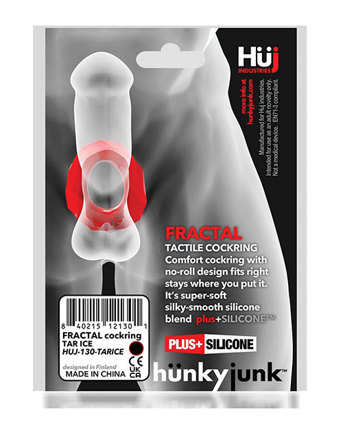 Anneau Pénien Hunky Junk Fractal - Glace Transparente