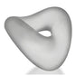 Hunkyjunk Form Cock Ring - Clear Ice