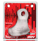 Harnais Hunkyjunk Revsling avec vibromasseur – Glaçon transparent avec vibromasseur bleu