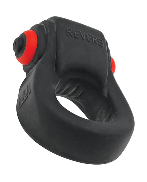 Anneau pénien vibrant Hunkyjunk Revring – Goudron avec vibreur rouge