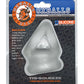 Oxballs Tri Squeeze Anneau pénien et étireur de testicules - Transparent glacé