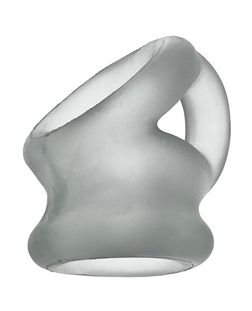 Oxballs Tri Squeeze Anneau pénien et étireur de testicules - Transparent glacé