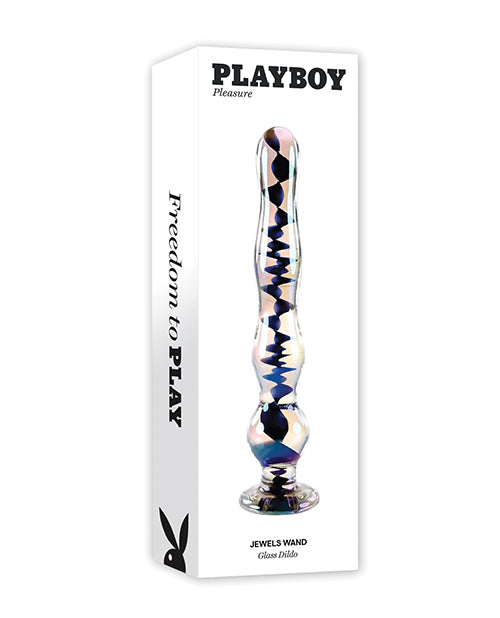 Vibrador Playboy Pleasure Jewels Wand - Transparente