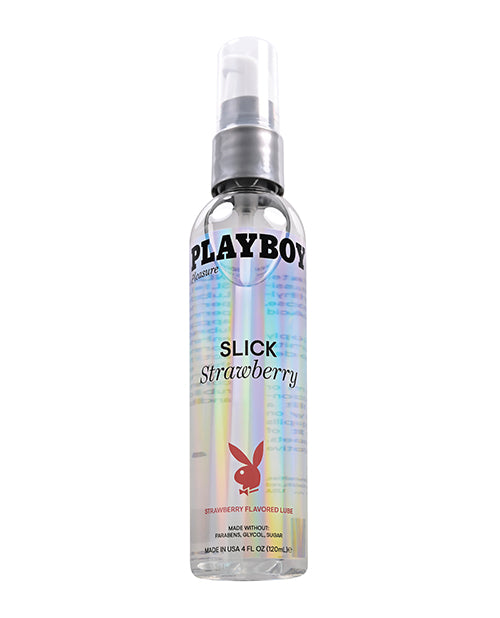 Lubricante Playboy Pleasure Slick - Fresa de 4 oz