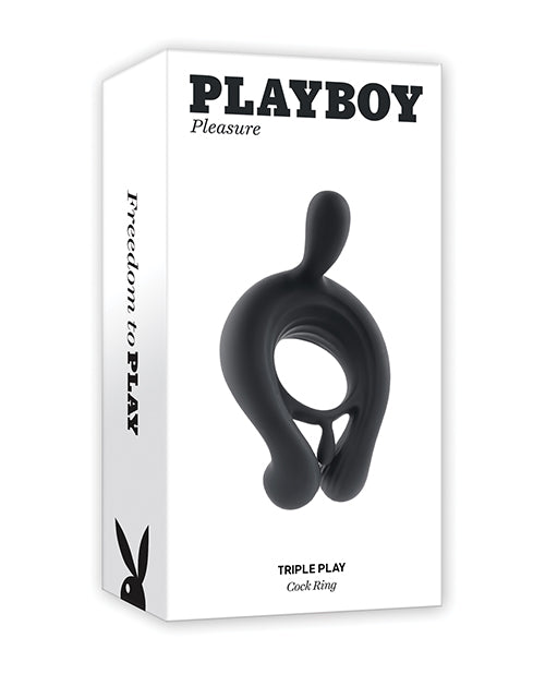 Bague Pénienne Playboy Pleasure Triple Play - 2 h du matin