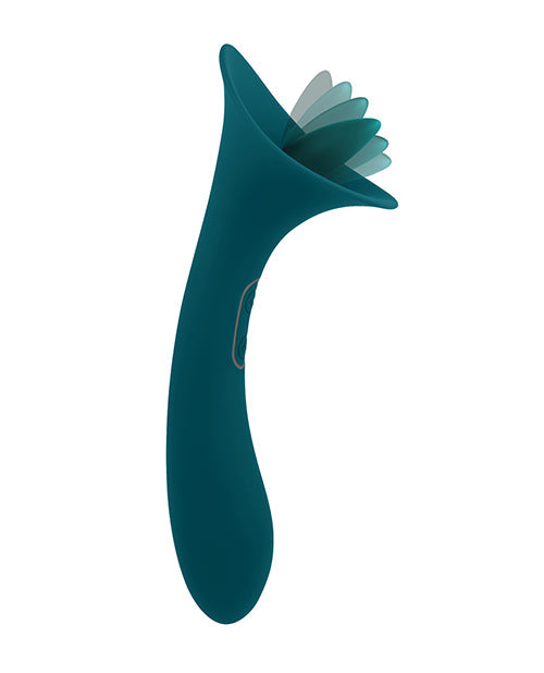 Vibromasseur Playboy Pleasure True Indulgence – Bleu sarcelle profond