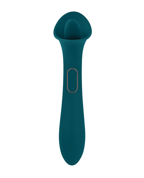 Vibromasseur Playboy Pleasure True Indulgence – Bleu sarcelle profond