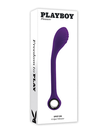 Vibromasseur point G Pleasure Spot On de Playboy - Açaï