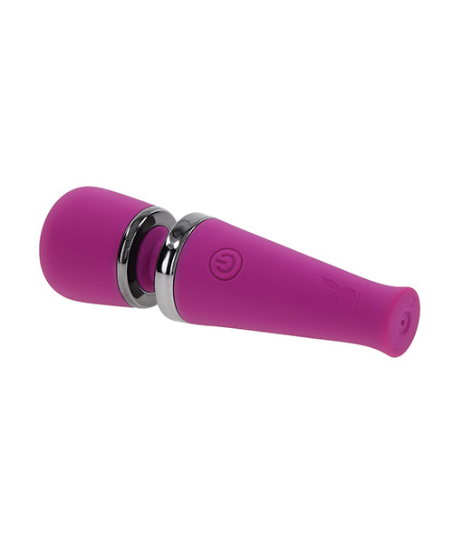 Vibrador de varita pequeño Playboy Pleasure Mic Drop - Fucsia