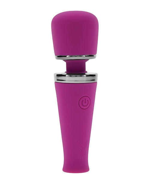 Vibrador de varita pequeño Playboy Pleasure Mic Drop - Fucsia