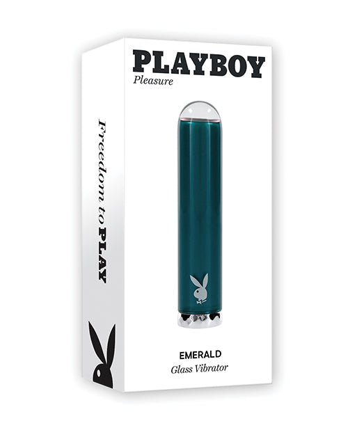 Vibreur Balle Émeraude Playboy Pleasure - Bleu sarcelle profond